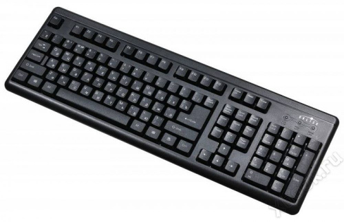 Oklick 140 M Standard Keyboard Black USB вид спереди