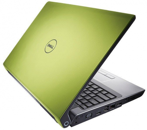 Dell Studio 1557 Green вид сбоку