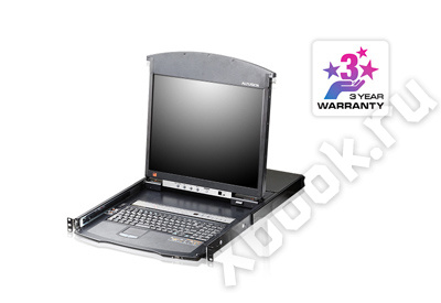 KVM-консоль ATEN - KL1516AN, 16PC, 19", RJ-45 (Female) - 16 ports, цвет чёрный, KL1516AN-AXA-RG