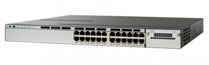 Коммутатор Cisco WS-C3850-24S-S Cisco Catalyst 3850 24 Port GE SFP IP Base
