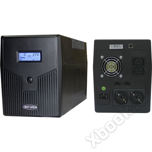 Источник бесперебойного питания Бастион SKAT-UPS 2000/1200 (SKAT-UPS 2000-LI-2x9) 2000ВА/1200Вт/line-interactive/АКБ 9Aчx2/2xSchuko/2xС13/3 л.г/МПТ
