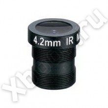Объектив (BL04218B-IR) 3 Мп, фиксированный, f = 4.2 мм, F1.8, 1/2.7'', ИК-коррекция, крепление M12 Beward