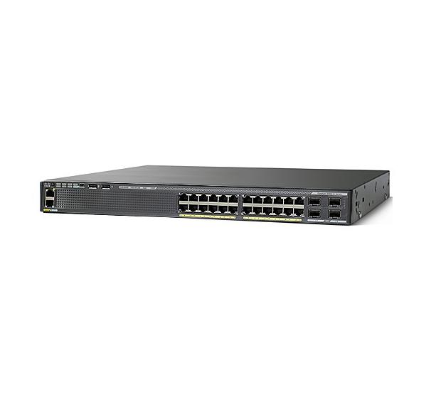 Коммутатор Управляемый Cisco - WS-C2960X-24TS-L, Layer 2, 24-1GbE, 4-SFP, ROM-128MB, RAM-512MB, LAN Base, SNMP, telnet, CLI, в стойку, серый, WS-C2960X-24TS-L