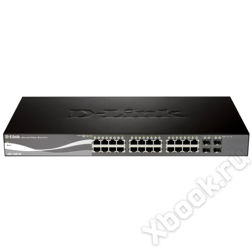 Коммутатор D-Link DGS-1210-28/ME/B1A PROJ Управляемый коммутатор 2 уровня с 24 портами 10/100/1000Base-T и 4 портами 1000Base-X SFP