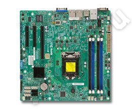 Материнская плата SuperMicro MBD-X10SLM+-F-B, OEM mATX (uATX) Intel C224 LGA 1150 4xSATA3 2xSATA2 6xUSB 2.0 4xUSB 3.0Type A VGA 1xPCI-E3.0x8 1xPCI-E2.0x4