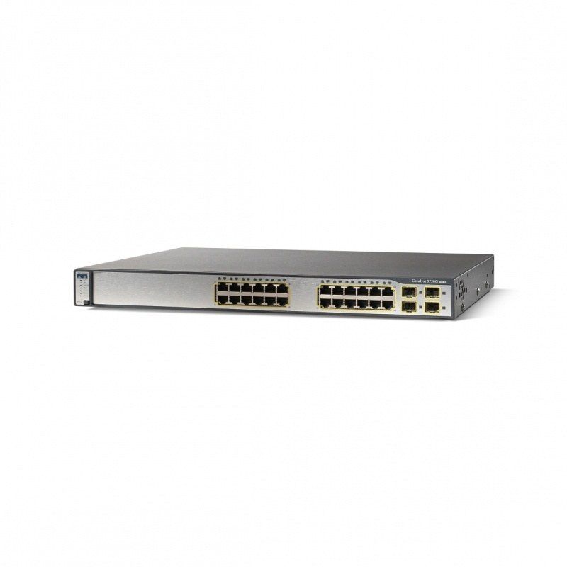 Cisco Catalyst 3750 <WS-C3750G-24TS-S1U> 24 1000 + 4  SFP Std Multilayer;1RU