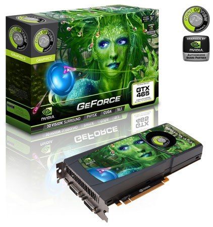 Видеокарта GeForce GTX465 Point of View PCI-E 1024Mb (F-VGA-465-A1) RTL