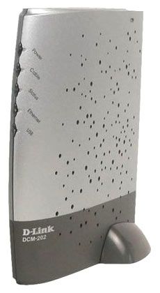 D-Link DCM-202/RU Кабельный модем с поддержкой DOCSIS/EuroDOCSIS 2.0, USB-портом, портом 10/100BASE-TX и разъемом CaTV