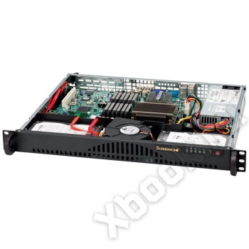 Корпус SuperMicro CSE-512L-200B 14"D, BLACK 1U W/ 2 INTERNAL 3.5" DRIVE {6}