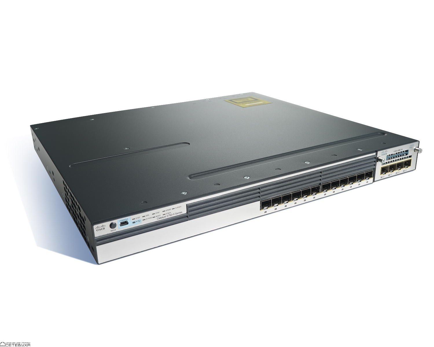 Коммутатор Cisco WS-C3750X-12S-S Catalyst 3750X 12 Port GE SFP IP Base-WS-C3750X-12S-S