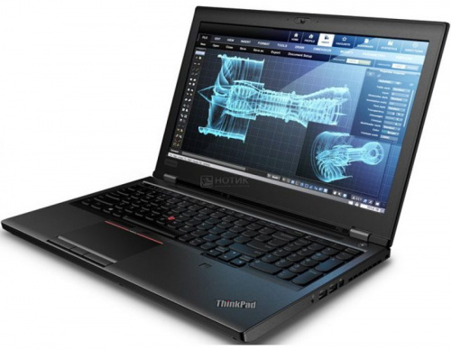 Lenovo ThinkPad P52 20M9001ERT вид сверху