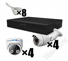 AltCam Комплект IP "Улица+Дом" на 8 камер