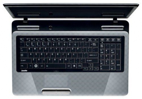 Toshiba SATELLITE P755-12E вид сверху