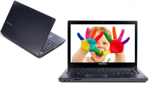 eMachines E732-382G32Mikk вид боковой панели