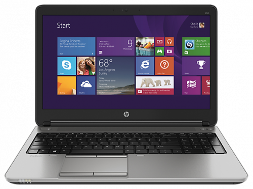 HP Probook 650 G1 вид сверху