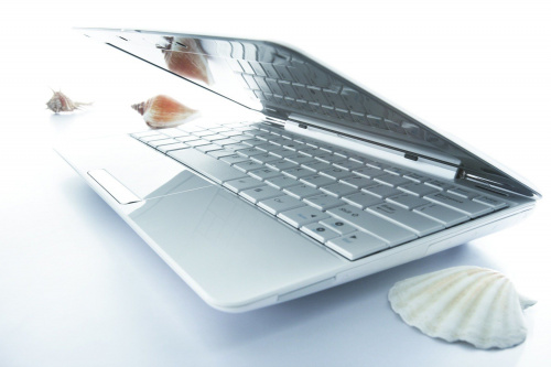 ASUS Eee PC 1201N Silver (90OA1VD36312987E90AQ) вид сбоку