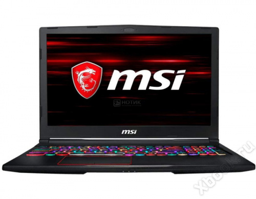 MSI GL63 8SE-422XRU 9S7-16P732-422 вид спереди