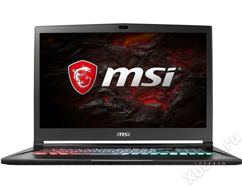 Ноутбук для игр MSI GS73 8RE-019RU Stealth 9S7-17B512-019 вид спереди
