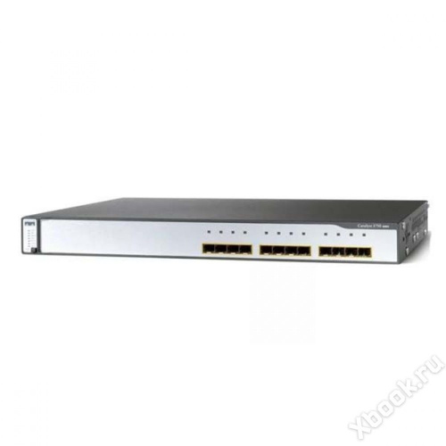 Cisco Catalyst WS-C3750G-12S-S вид спереди
