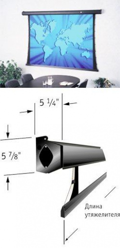 Premier HDTV (9:16) 338/133" 165*295 M1300 ebd 12 (02102029) вид сверху