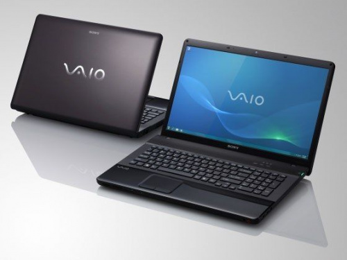 Sony VAIO VPC-EB4L1R Black вид сверху