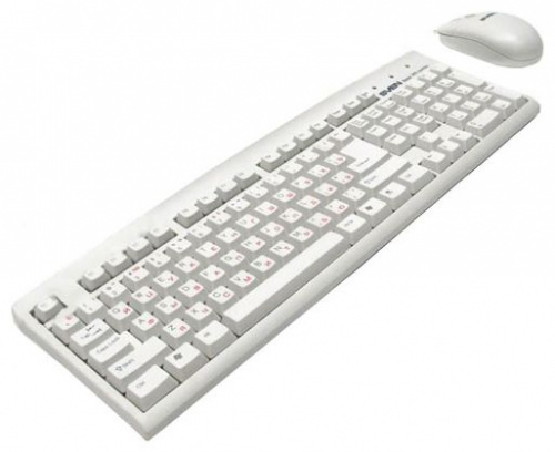 Набор клавиатура+мышь SVEN Base 305 combo beige PS/2 вид спереди