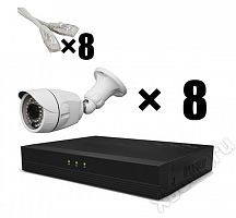 AltCam Комплект IP "Улица" на 8 камер
