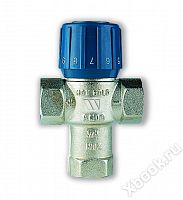 10017421(05.59.225)(6311C1)  Watts Термостатический смеситель 1' BH AQUAMIX (25-50*C)