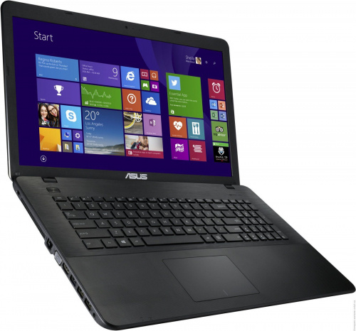 ASUS X751LB (90NB08F1-M03240) вид сверху