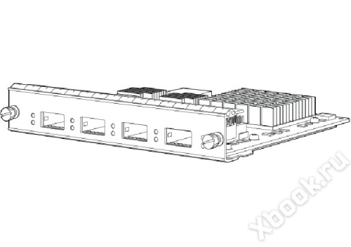 Juniper SRX-IOC-4XGE-XFP вид спереди