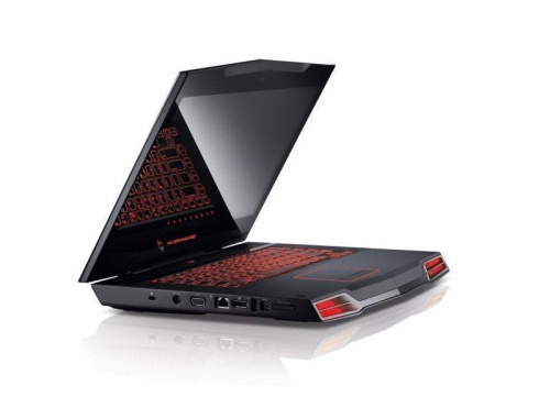 Dell Alienware M17x (CD91C/Black/940) вид сверху