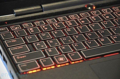 DELL ALIENWARE M11x (2V91V/Black) вид сверху