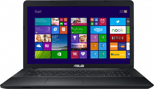 ASUS X751LB (90NB08F1-M03240) вид боковой панели