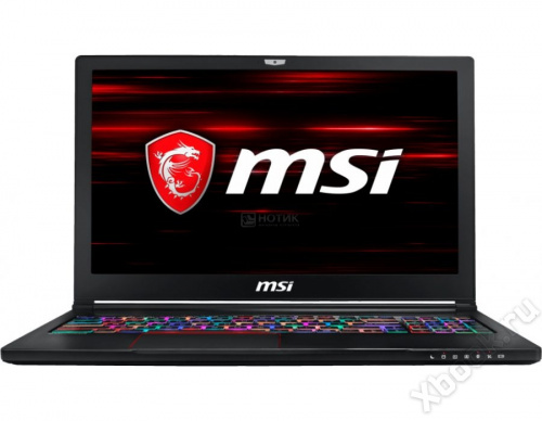 MSI GS63 8RE-022RU Stealth 9S7-16K512-022 вид спереди