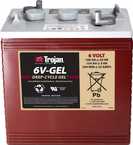 Trojan 6V-GEL вид спереди