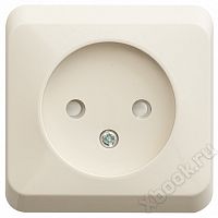 Schneider Electric Lexel Этюд Крем Розетка 1-ая без/з со шторками, наружная (PA16-002K)