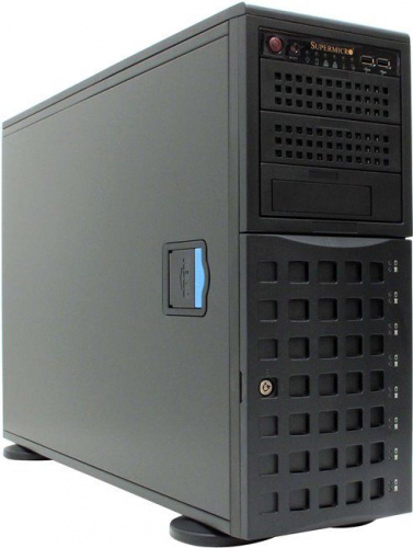 Сервер 2x E5-2609 v2/ 32GB/4TB + 1200GB/Adaptec RAID 6805/ вид спереди