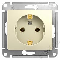 Schneider Electric Glossa Беж Розетка с заземлением (GSL000243)
