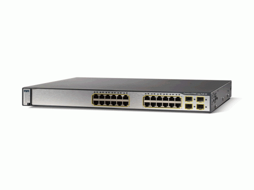 Cisco WS-C3750X-24P-S вид сверху