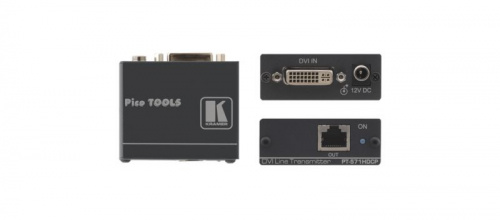 PT-571HDCP Передатчик сигнала DVI-D по кабелю на витой паре KRAMER PT-571HDCP вид спереди