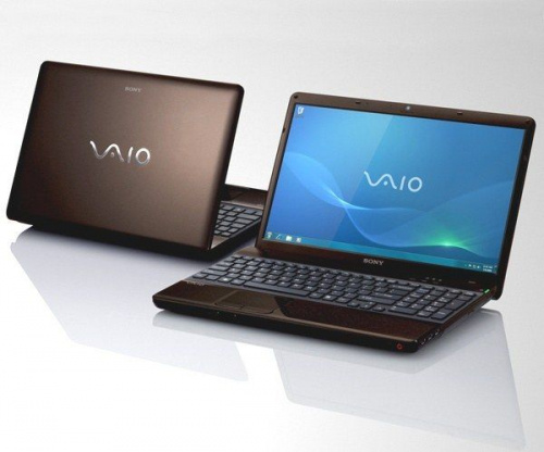 Sony VAIO VPC-EB1S1R Brown вид боковой панели