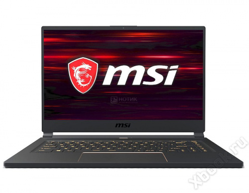 Игровой мощный ноутбук MSI GS65 8SE-090RU Stealth 9S7-16Q411-090 вид спереди