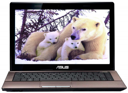ASUS K43E (90N3RA1D4W2G13RD13AU) вид спереди
