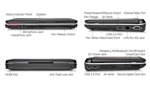 Fujitsu LIFEBOOK T580  VFY:T5800MF141RU) 