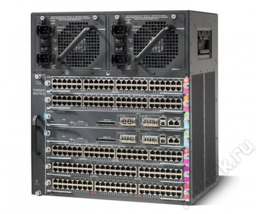 Cisco WS-C4507RE+96V+ вид спереди
