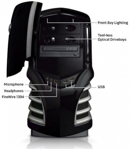 Dell Alienware Area 51 T034N вид сбоку