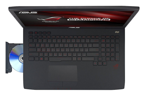 ASUS ROG G751JT вид сверху
