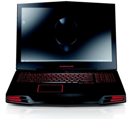 Dell Alienware M17x (NBGY4/Red) вид боковой панели