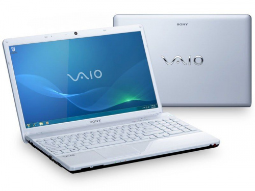 Sony VAIO VPC-EB4S1R/W Белый вид спереди