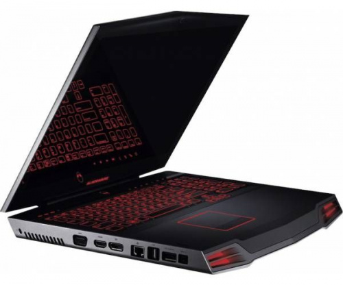 Dell Alienware M17x-3708 вид сверху
